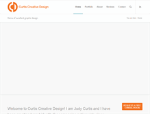 Tablet Screenshot of curtiscreativedesign.com